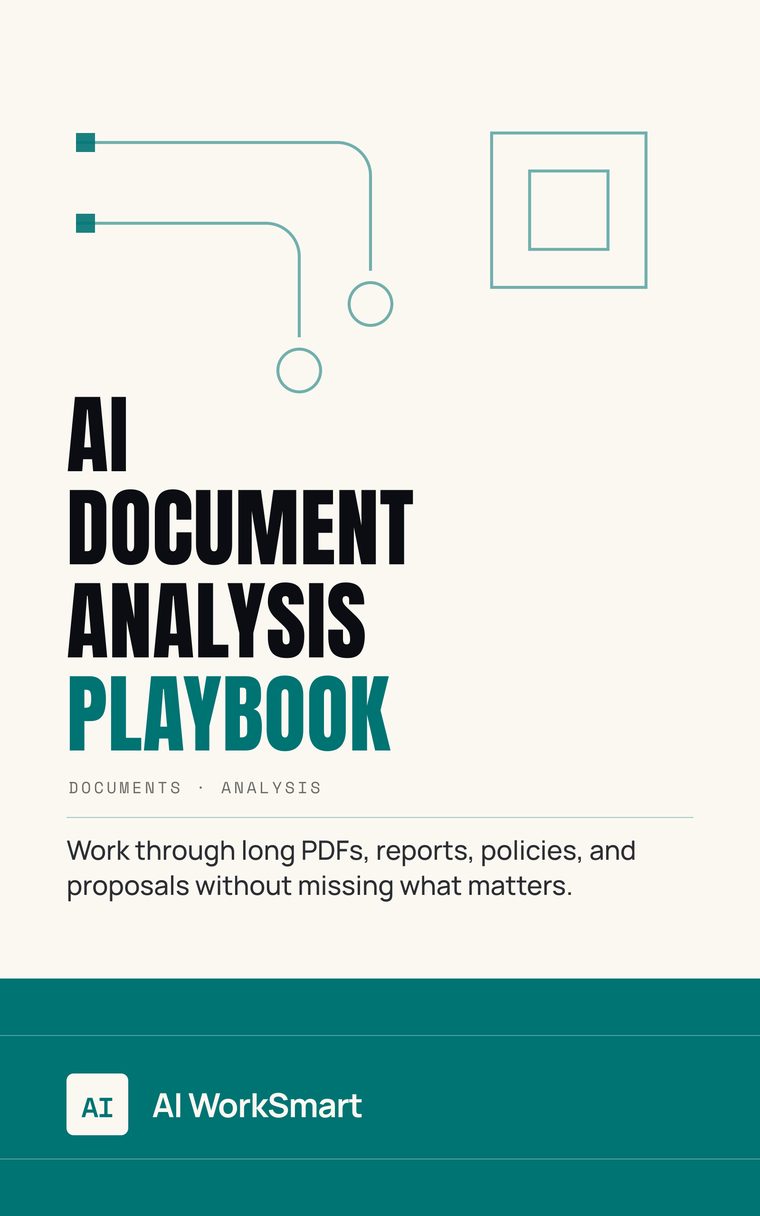 AI Document Analysis Playbook — cover